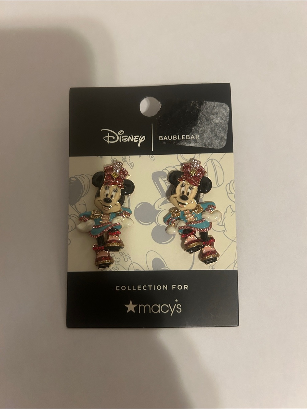 Disney Minnie Mouse Dangle Parade Earrings.
